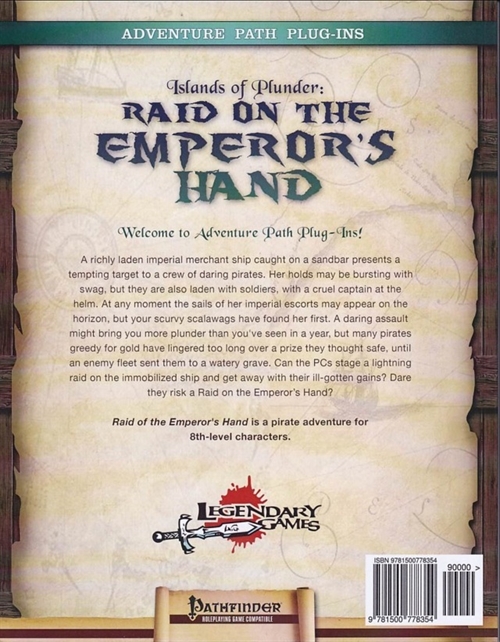 Pathfinder - Raid on the Emperors Hand - Islands of Plunder  (B Grade) (Genbrug)